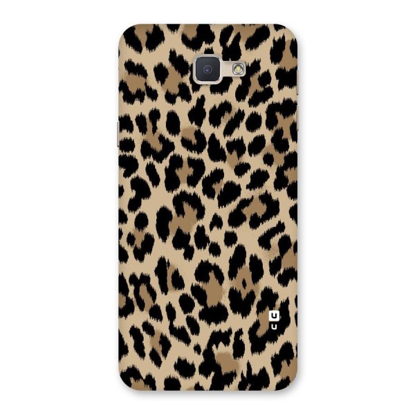 Brown Leapord Print Back Case for Galaxy J5 Prime