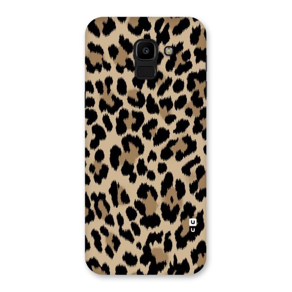 Brown Leapord Print Back Case for Galaxy J6