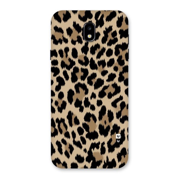 Brown Leapord Print Back Case for Galaxy J7 Pro