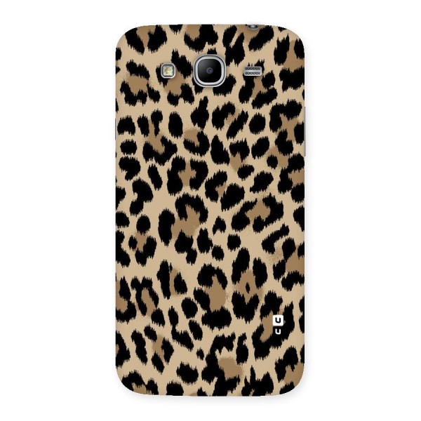 Brown Leapord Print Back Case for Galaxy Mega 5.8