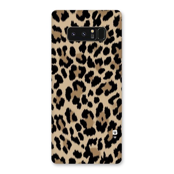 Brown Leapord Print Back Case for Galaxy Note 8