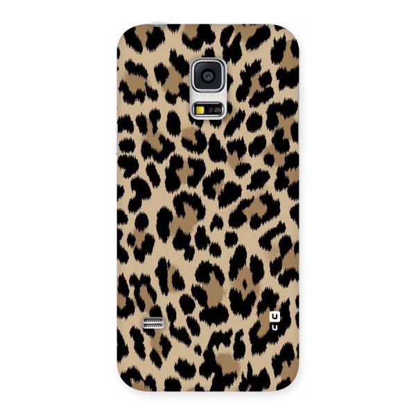 Brown Leapord Print Back Case for Galaxy S5 Mini