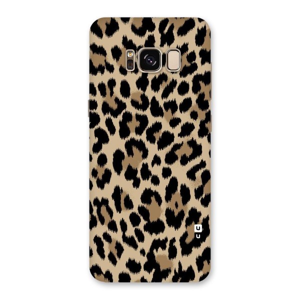 Brown Leapord Print Back Case for Galaxy S8