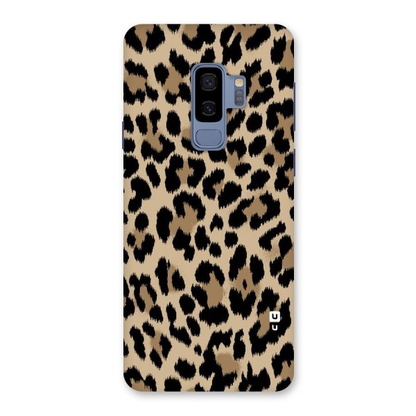 Brown Leapord Print Back Case for Galaxy S9 Plus