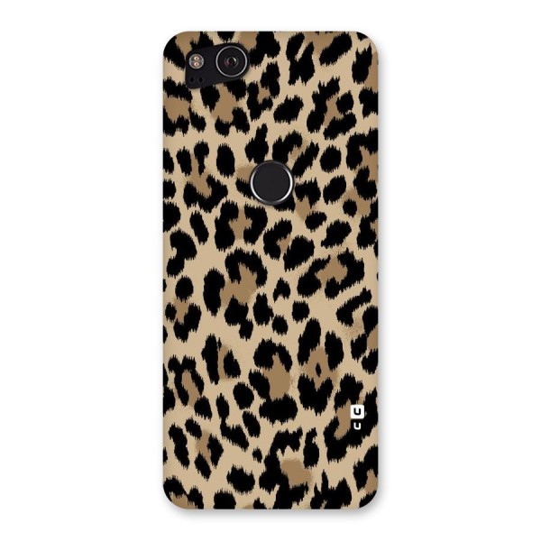 Brown Leapord Print Back Case for Google Pixel 2