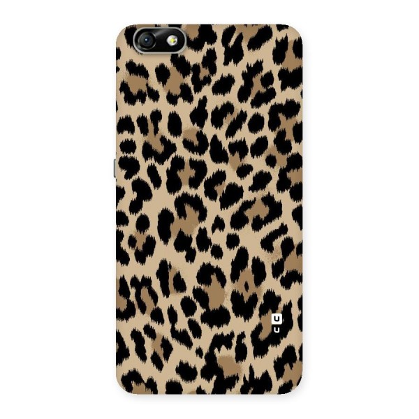 Brown Leapord Print Back Case for Honor 4X