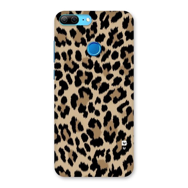 Brown Leapord Print Back Case for Honor 9 Lite