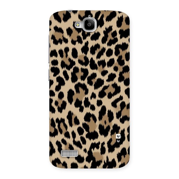 Brown Leapord Print Back Case for Honor Holly