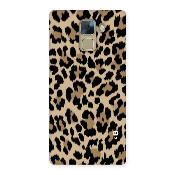 Brown Leapord Print Back Case for Huawei Honor 7