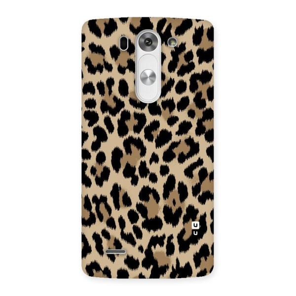Brown Leapord Print Back Case for LG G3 Beat