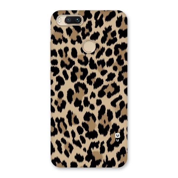 Brown Leapord Print Back Case for Mi A1