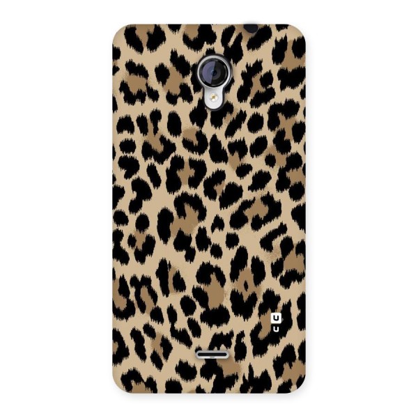 Brown Leapord Print Back Case for Micromax Unite 2 A106