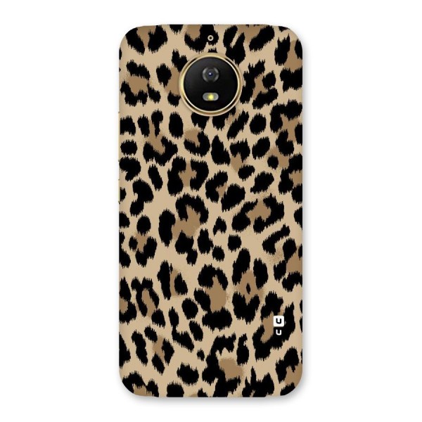 Brown Leapord Print Back Case for Moto G5s