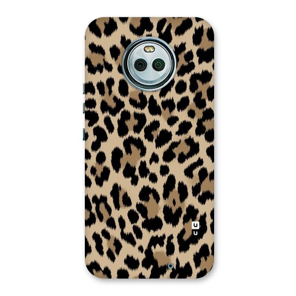 Brown Leapord Print Back Case for Moto X4