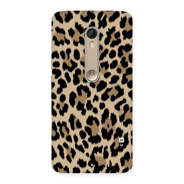 Brown Leapord Print Back Case for Motorola Moto X Style