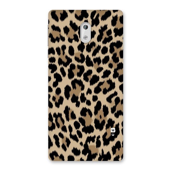 Brown Leapord Print Back Case for Nokia 3