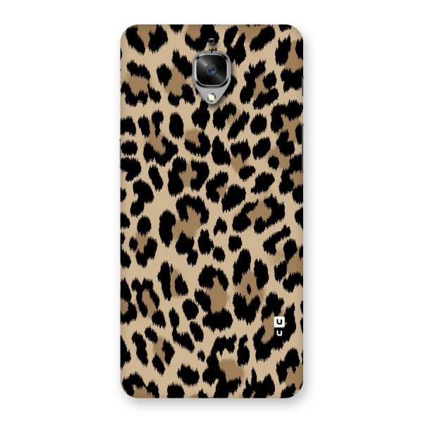 Brown Leapord Print Back Case for OnePlus 3