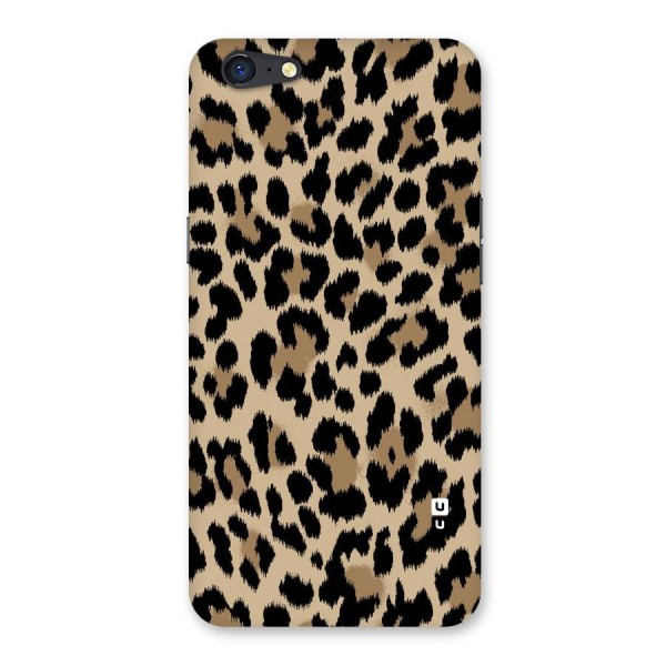 Brown Leapord Print Back Case for Oppo A71