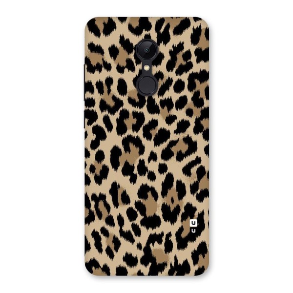 Brown Leapord Print Back Case for Redmi 5