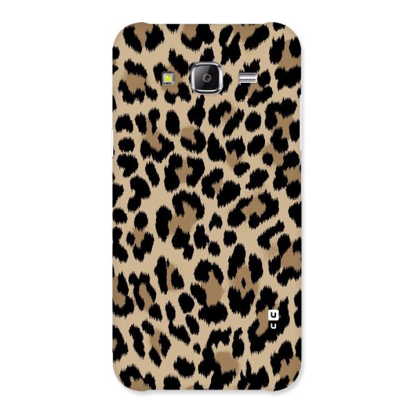 Brown Leapord Print Back Case for Samsung Galaxy J2 Prime