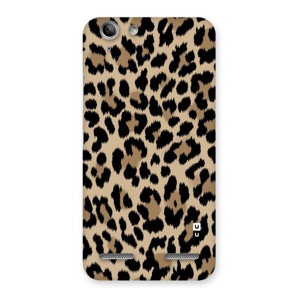 Brown Leapord Print Back Case for Vibe K5