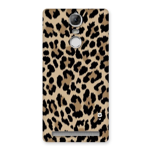 Brown Leapord Print Back Case for Vibe K5 Note