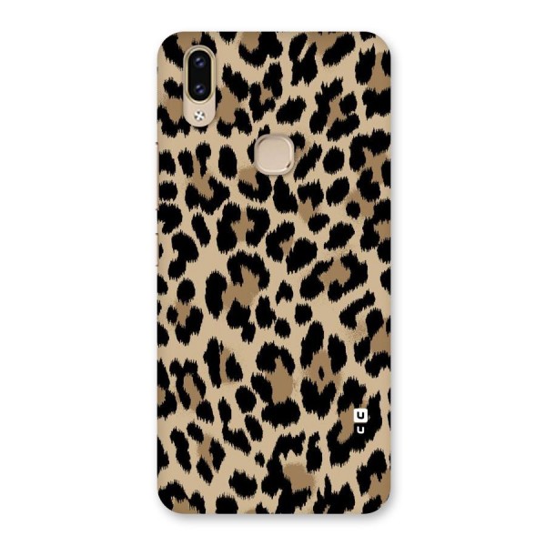 Brown Leapord Print Back Case for Vivo V9