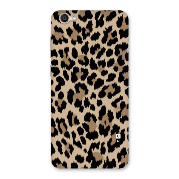 Brown Leapord Print Back Case for Vivo Y55