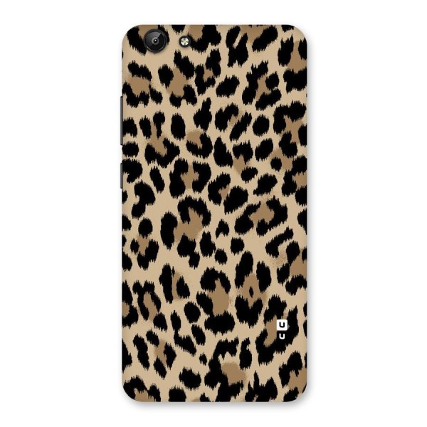 Brown Leapord Print Back Case for Vivo Y69