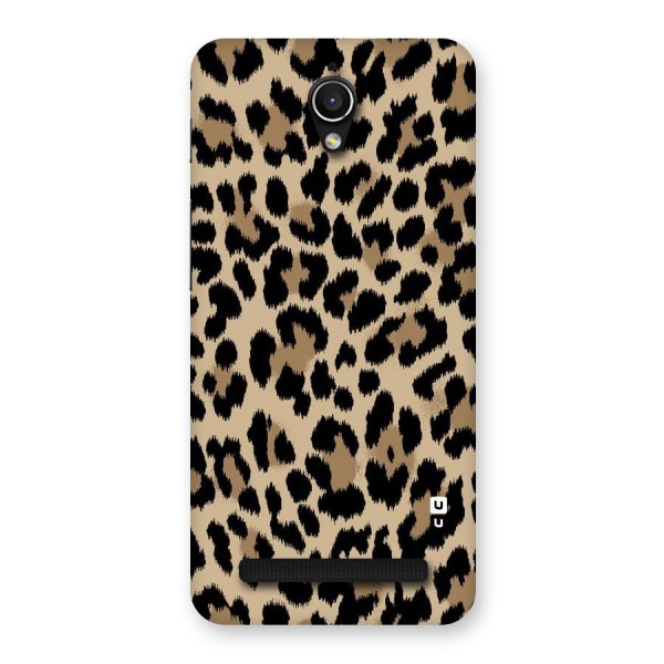 Brown Leapord Print Back Case for Zenfone Go