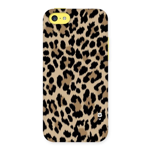 Brown Leapord Print Back Case for iPhone 5C