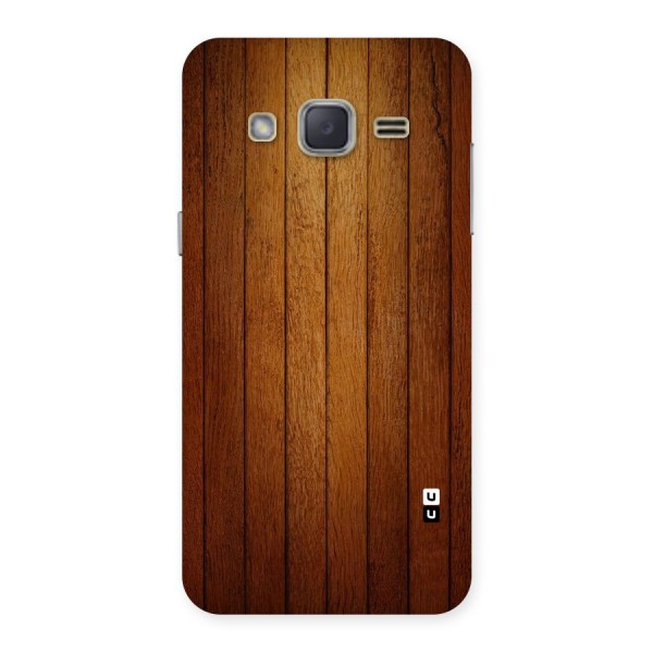 Brown Wood Design Back Case for Galaxy J2