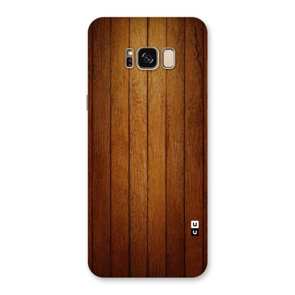 Brown Wood Design Back Case for Galaxy S8 Plus