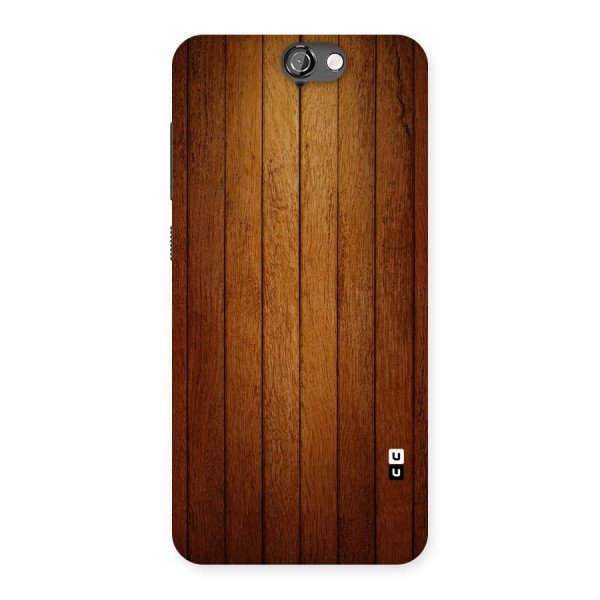 Brown Wood Design Back Case for HTC One A9