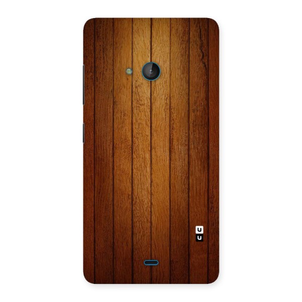 Brown Wood Design Back Case for Lumia 540