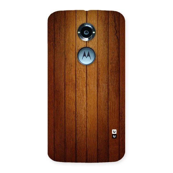 Brown Wood Design Back Case for Moto X 2nd Gen