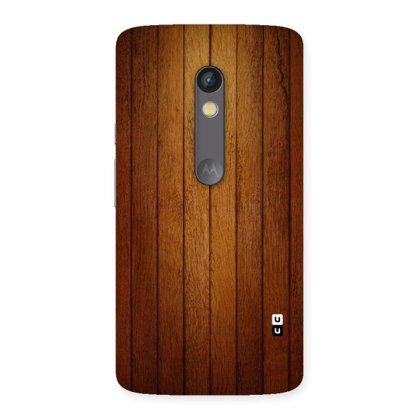 Brown Wood Design Back Case for Moto X Play