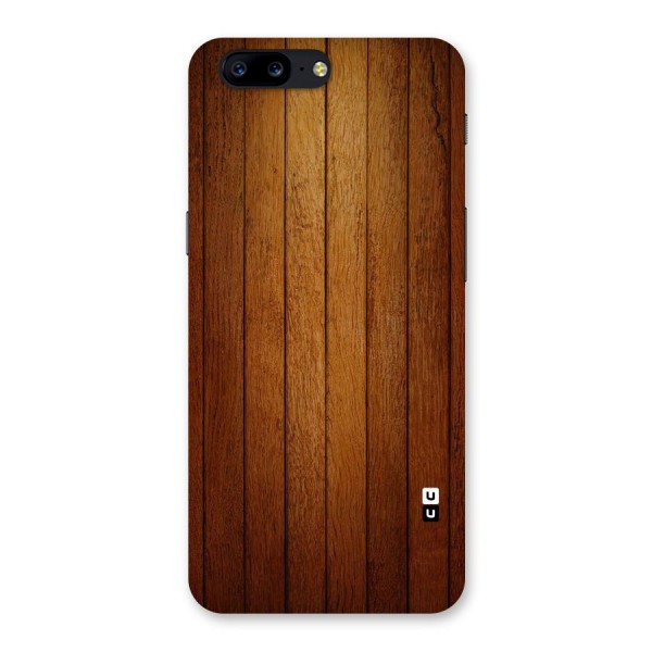 Brown Wood Design Back Case for OnePlus 5