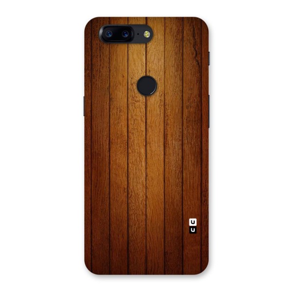 Brown Wood Design Back Case for OnePlus 5T
