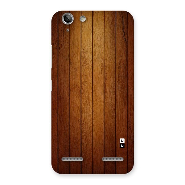 Brown Wood Design Back Case for Vibe K5 Plus