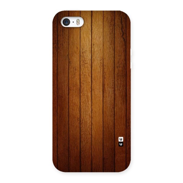 Brown Wood Design Back Case for iPhone 5 5S