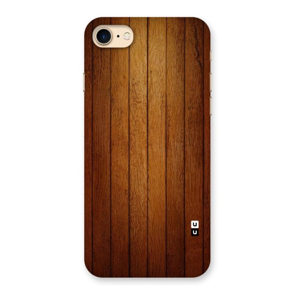 Brown Wood Design Back Case for iPhone 7