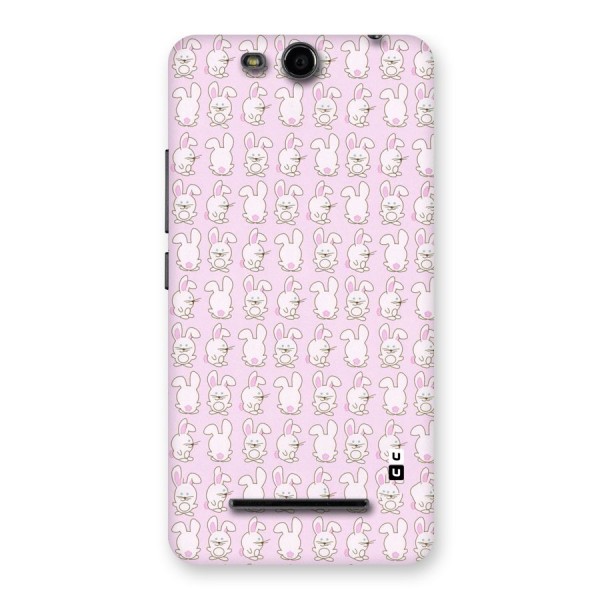 Bunny Cute Back Case for Micromax Canvas Juice 3 Q392