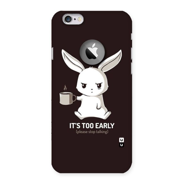 Bunny Early Back Case for iPhone 6 Logo Cut
