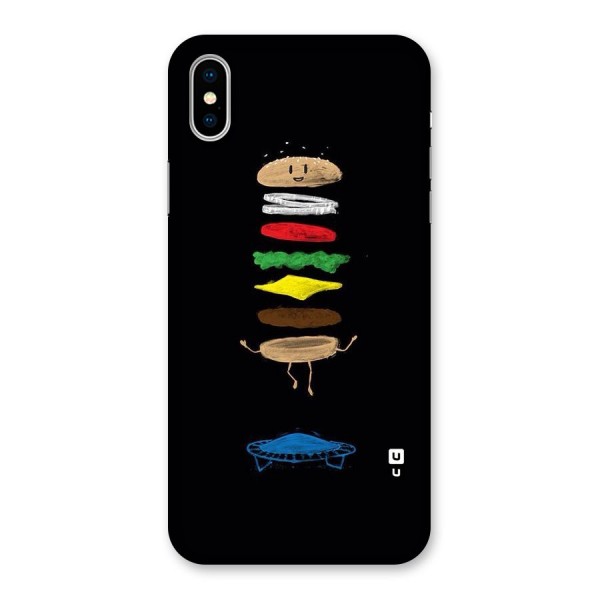 Burger Jump Back Case for iPhone XS