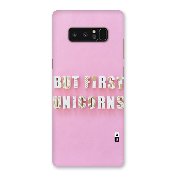 But First Unicorns Back Case for Galaxy Note 8