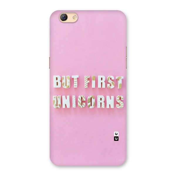 But First Unicorns Back Case for Oppo F3 Plus
