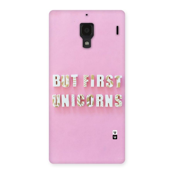 But First Unicorns Back Case for Redmi 1S