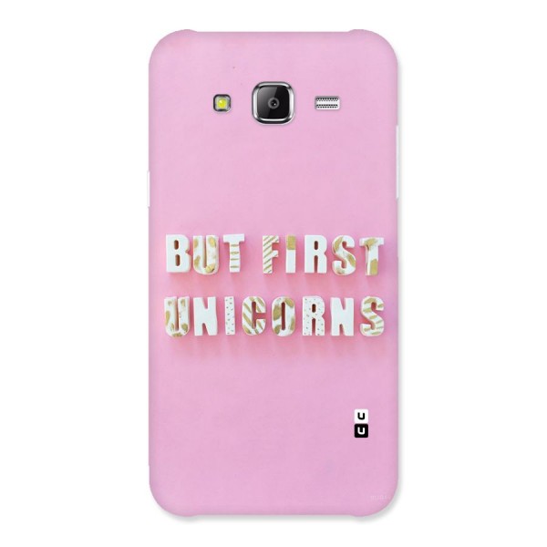 But First Unicorns Back Case for Samsung Galaxy J2 Prime