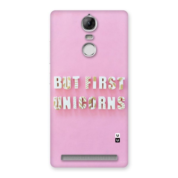 But First Unicorns Back Case for Vibe K5 Note